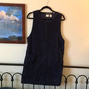 Fall’s Creek Navy Corduroy Dress Size M